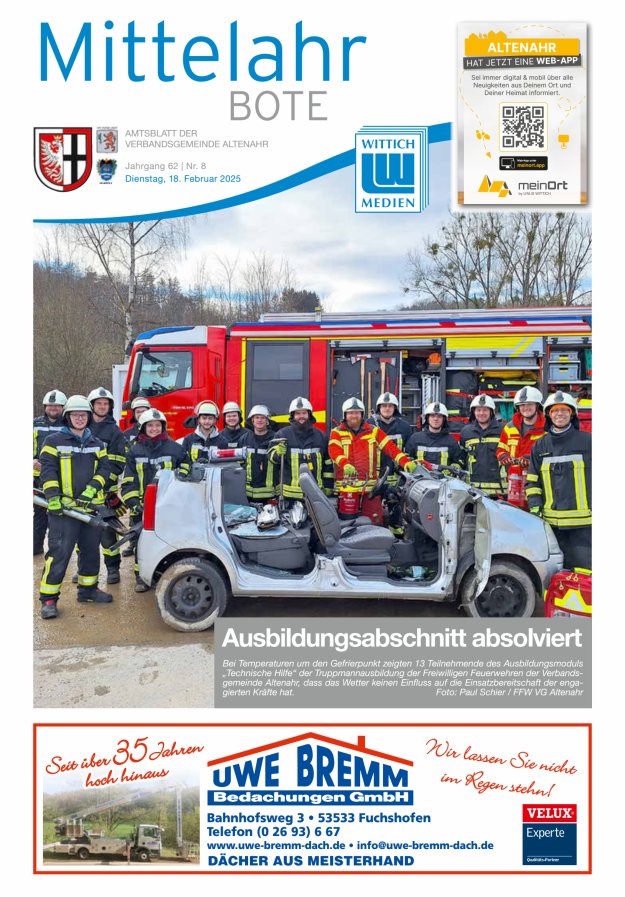 Mittelahr Bote Titelblatt 08/2025