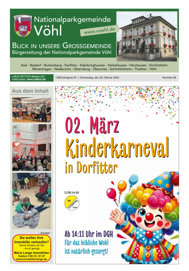 Blick in unsere Grossgemeinde Titelblatt 08/2025