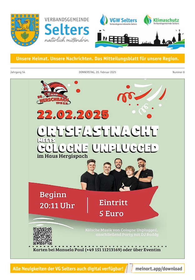 Unsere Verbandsgemeinde Selters Ww Titelblatt 08/2025