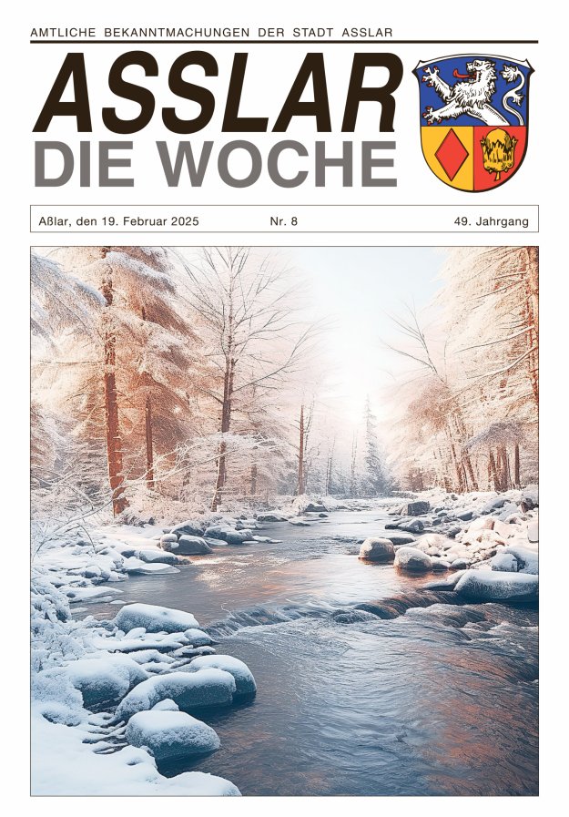 Asslar - Die Woche Titelblatt 08/2025