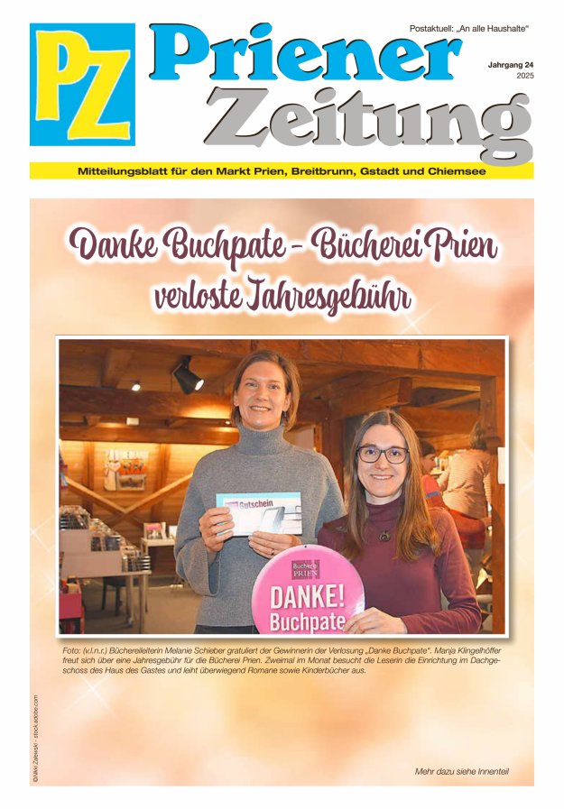 Priener Zeitung Titelblatt 02/2025