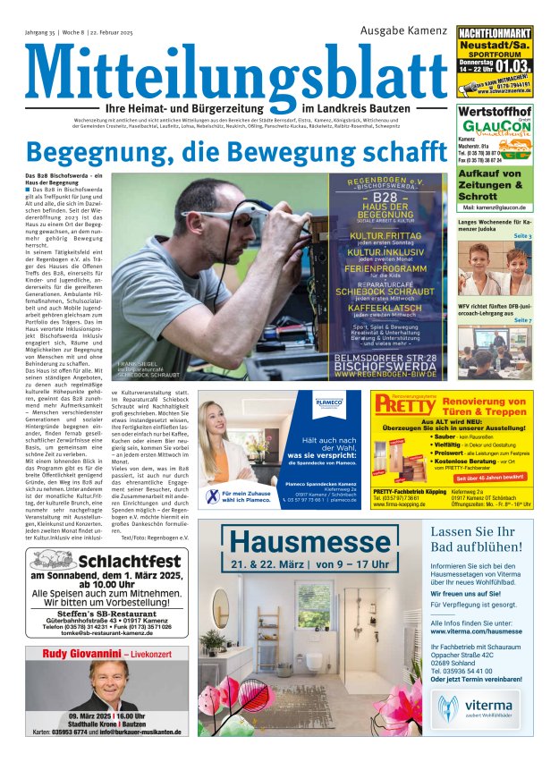 Mitteilungsblatt LK Bautzen Ausgabe Kamenz Titelblatt 07/2025