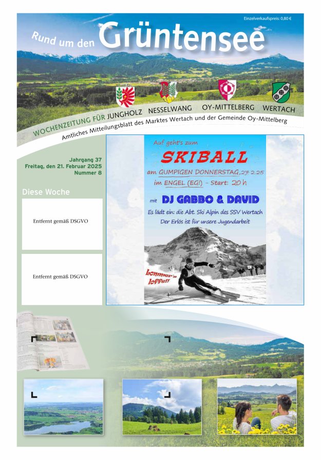 Rund um den Grüntensee Titelblatt 08/2025