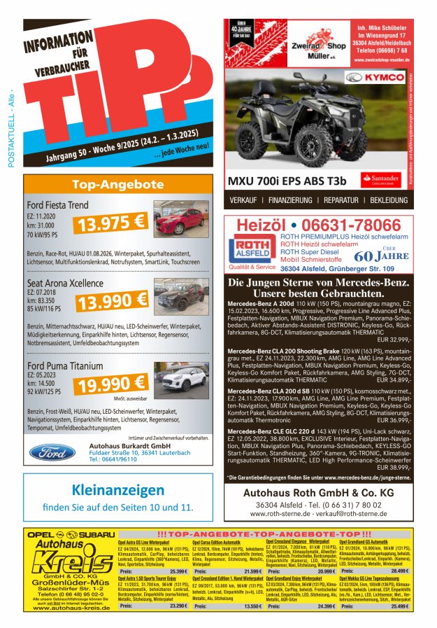Tipp Vogelsberg Titelblatt 09/2025