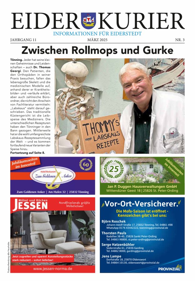 Eider-Kurier Titelblatt 02/2025