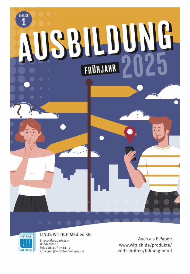 Ausbildungsratgeber Chiemgau  Titelblatt 10/2025