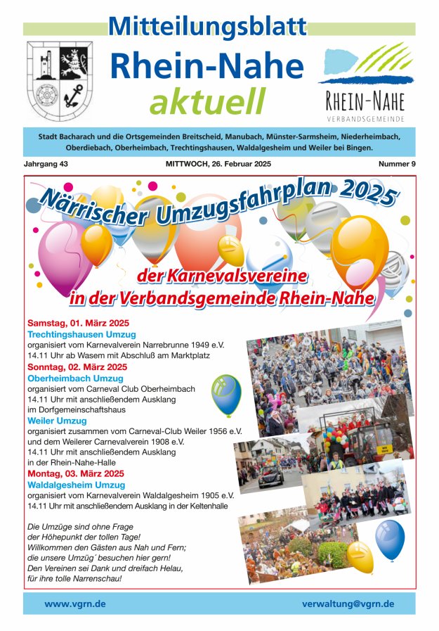 Rhein-Nahe aktuell Titelblatt 09/2025