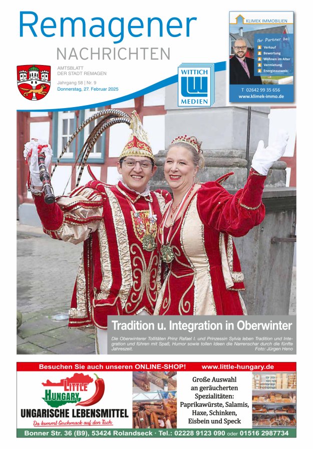 Remagener Nachrichten Titelblatt 09/2025