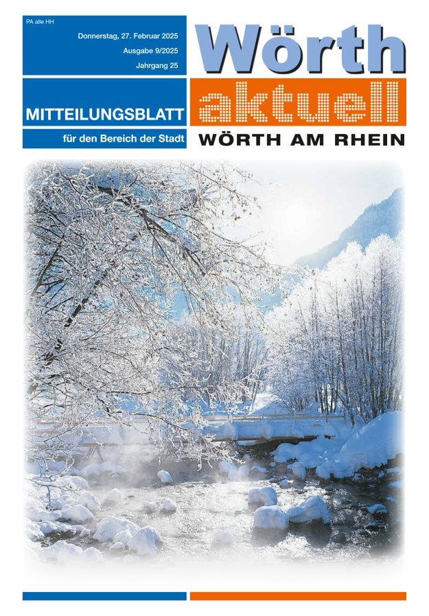Wörth aktuell Titelblatt 08/2025