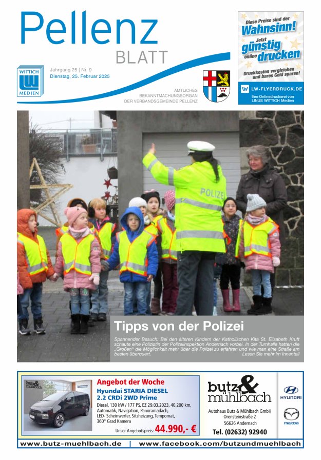 Pellenzblatt Titelblatt 09/2025