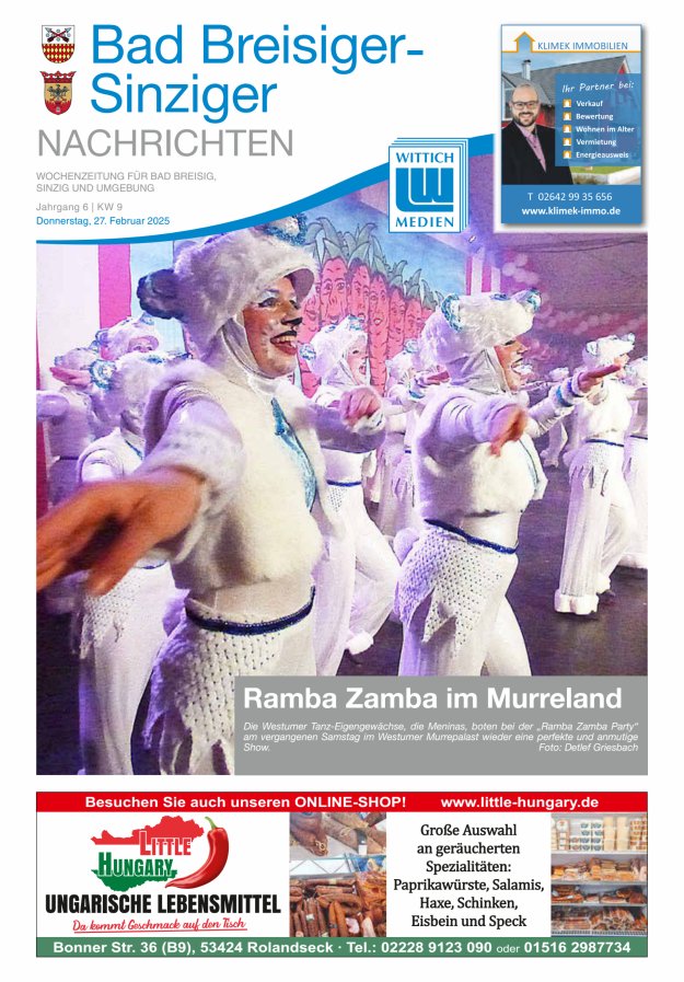 Bad Breisiger-Sinziger Nachrichten Titelblatt 09/2025