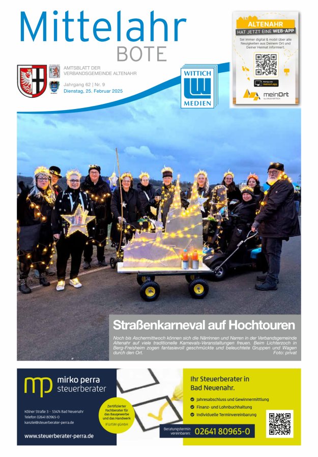 Mittelahr Bote Titelblatt 09/2025