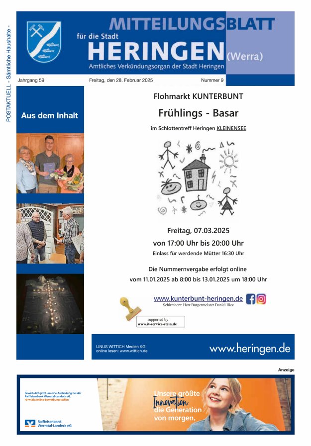 Mitteilungsblatt Heringen Titelblatt 09/2025