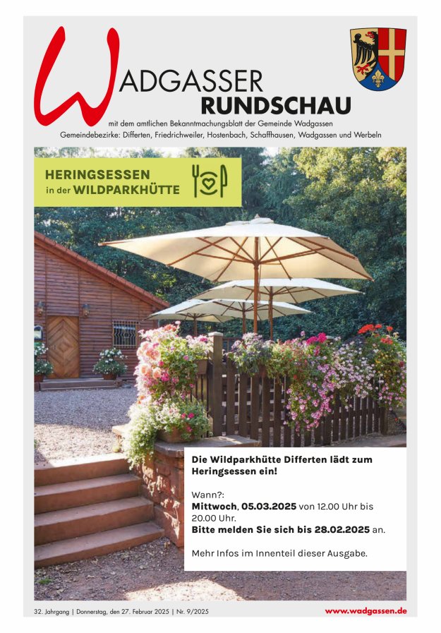 Wadgasser Rundschau Titelblatt 09/2025