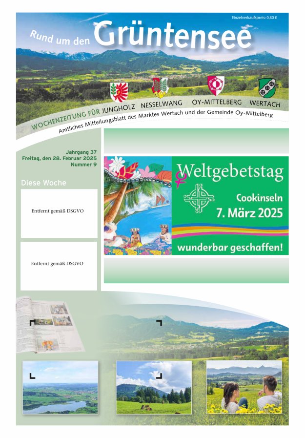 Rund um den Grüntensee Titelblatt 09/2025