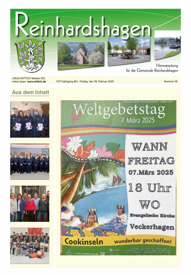 Unser Blättchen Titelblatt 09/2025