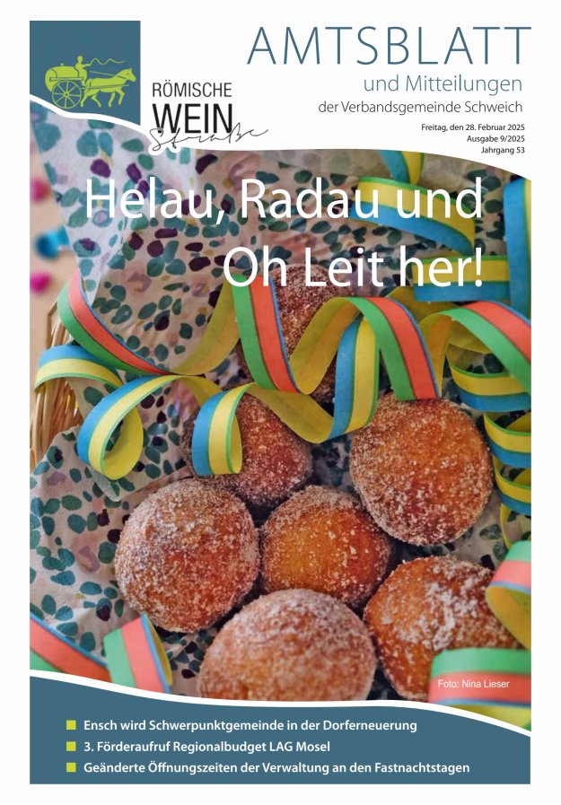 Amtsblatt VG Schweich Titelblatt 09/2025