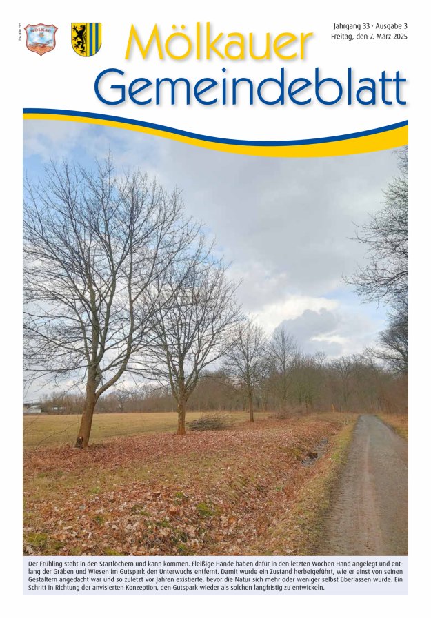 Mölkauer Gemeindeblatt Titelblatt 03/2025