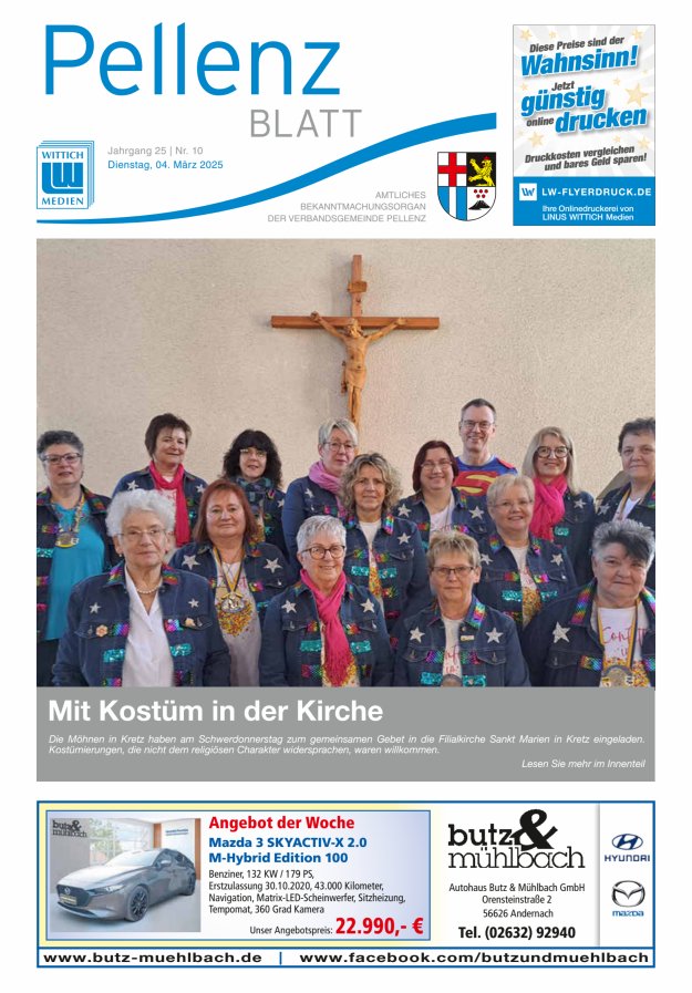 Pellenzblatt Titelblatt 10/2025