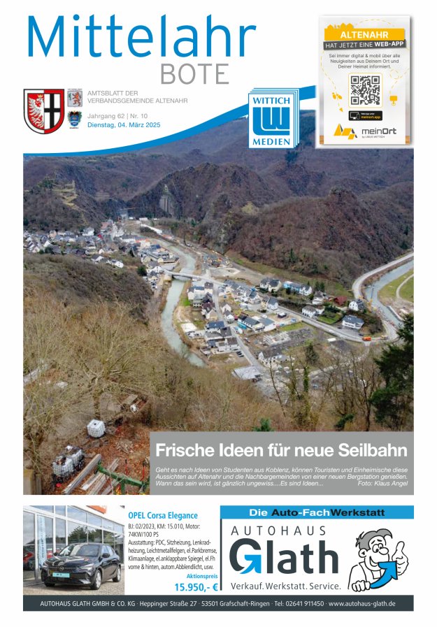 Mittelahr Bote Titelblatt 10/2025