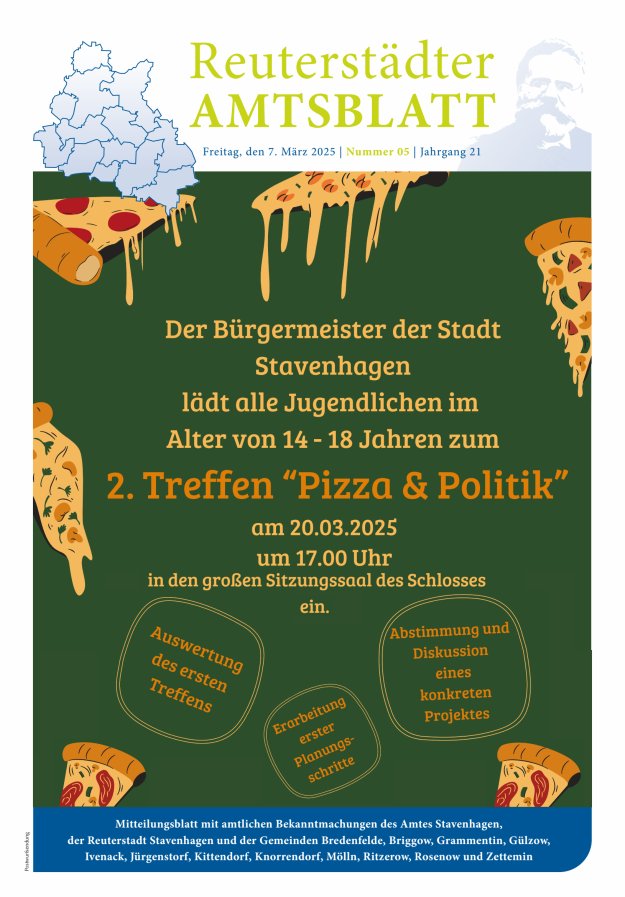 Reuterstädter Amtsblatt Titelblatt 05/2025