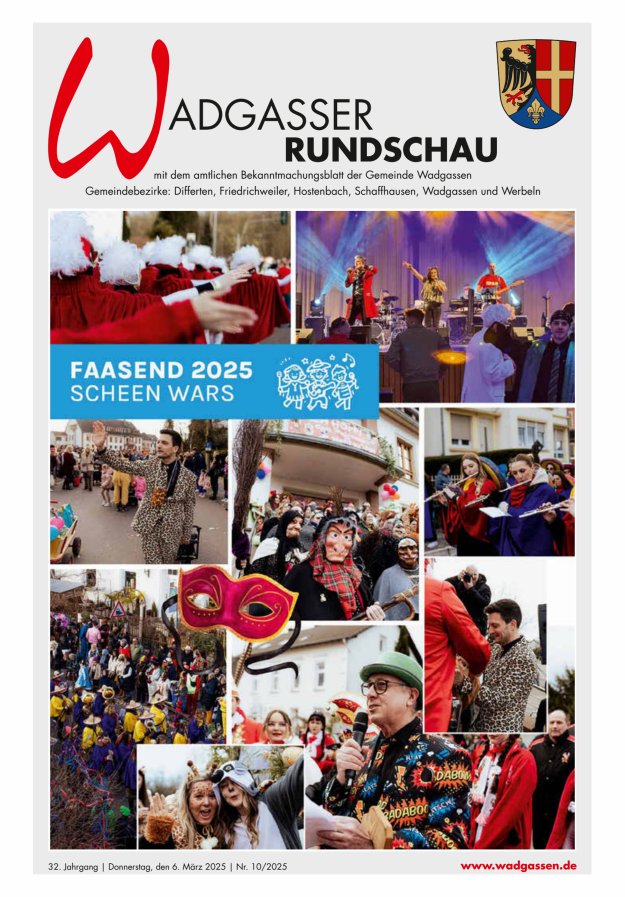 Wadgasser Rundschau Titelblatt 10/2025