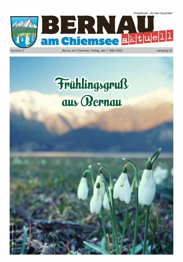 Bernau Aktuell Titelblatt 05/2025