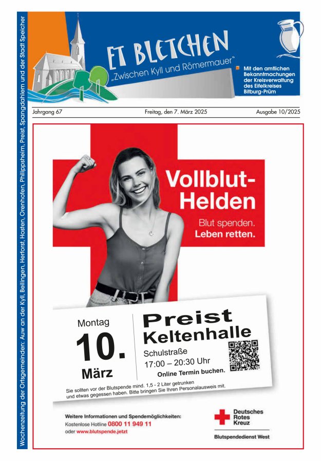Et Bletchen VG Speicher Titelblatt 10/2025