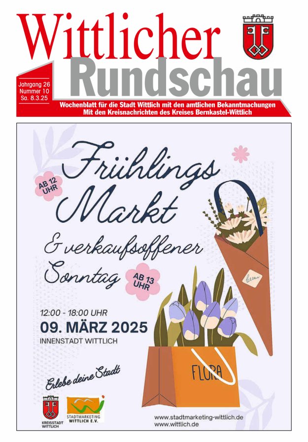 Wittlicher Rundschau Titelblatt 10/2025