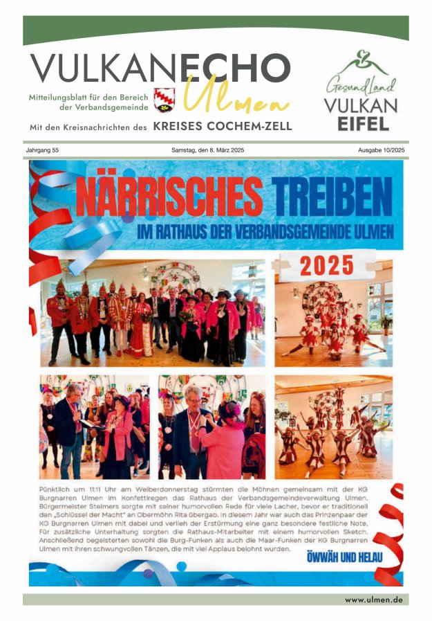 Vulkan Echo VG Ulmen Titelblatt 10/2025