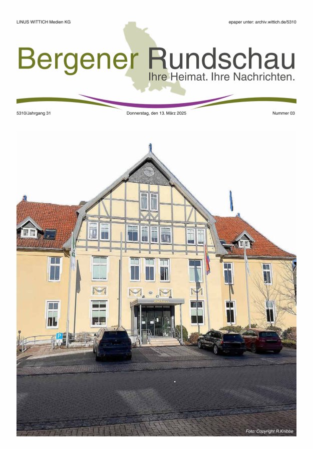Bergener Rundschau Titelblatt 03/2025