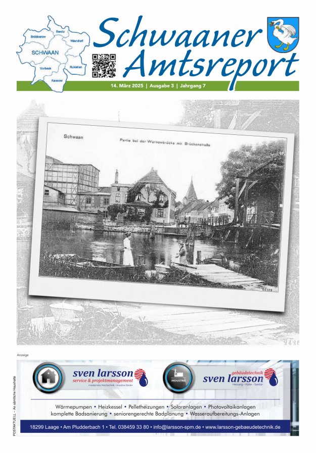 Schwaaner Amtsreport Titelblatt 03/2025