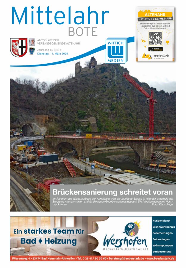 Mittelahr Bote Titelblatt 11/2025