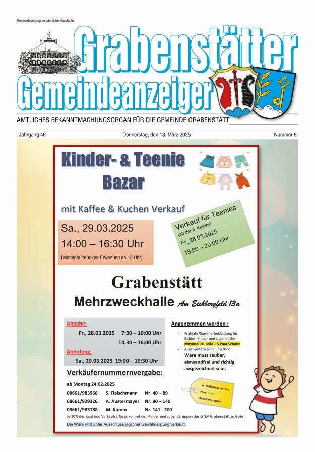 Grabenstätter Gemeindeanzeiger Titelblatt 06/2025