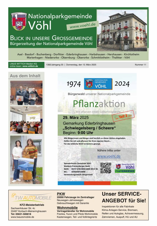 Blick in unsere Grossgemeinde Titelblatt 11/2025