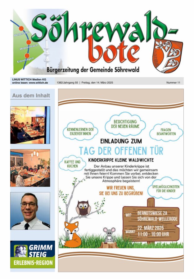 Söhrewaldbote Titelblatt 11/2025