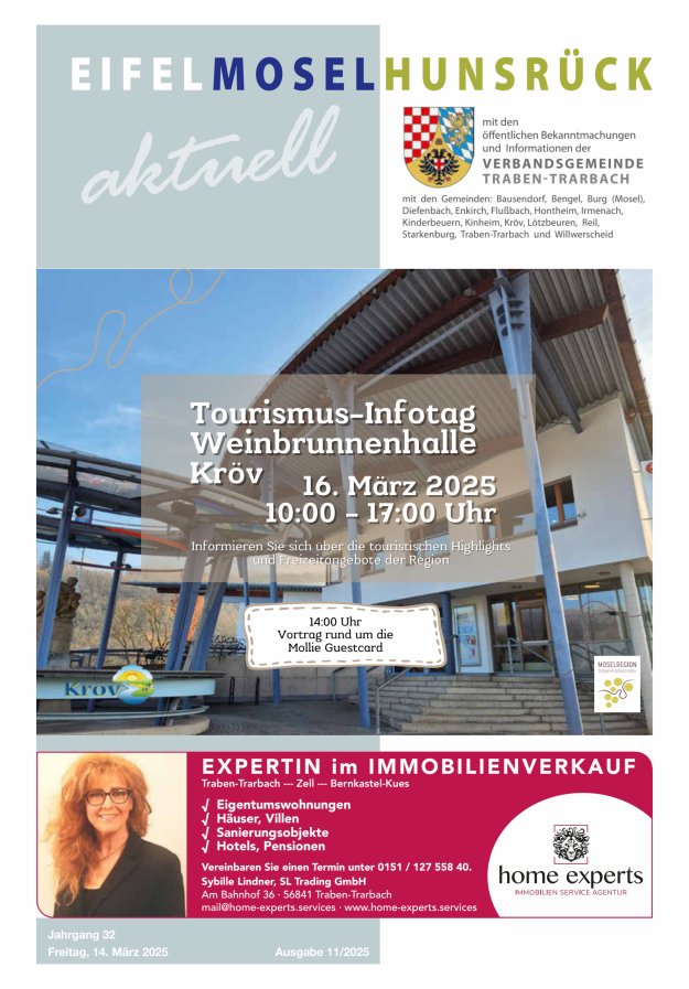 Eifel-Mosel-Hunsrück aktuell VG Traben-Trarbach Titelblatt 11/2025