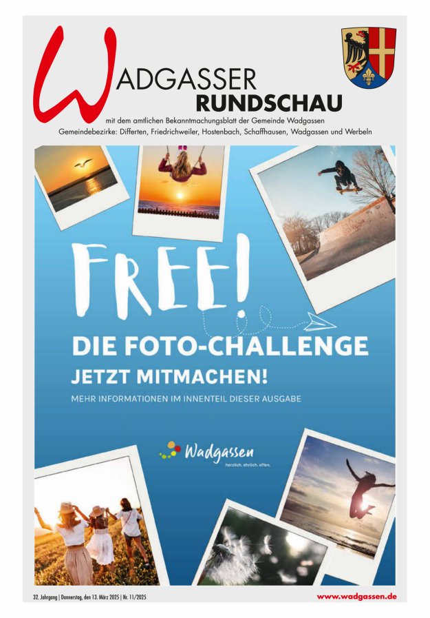 Wadgasser Rundschau Titelblatt 11/2025