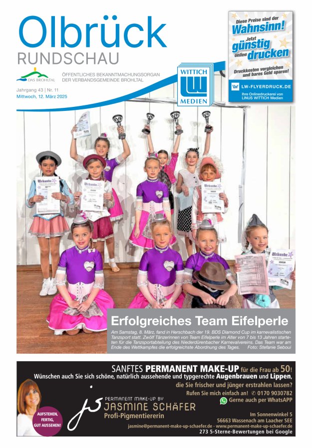 Olbrück Rundschau Titelblatt 11/2025