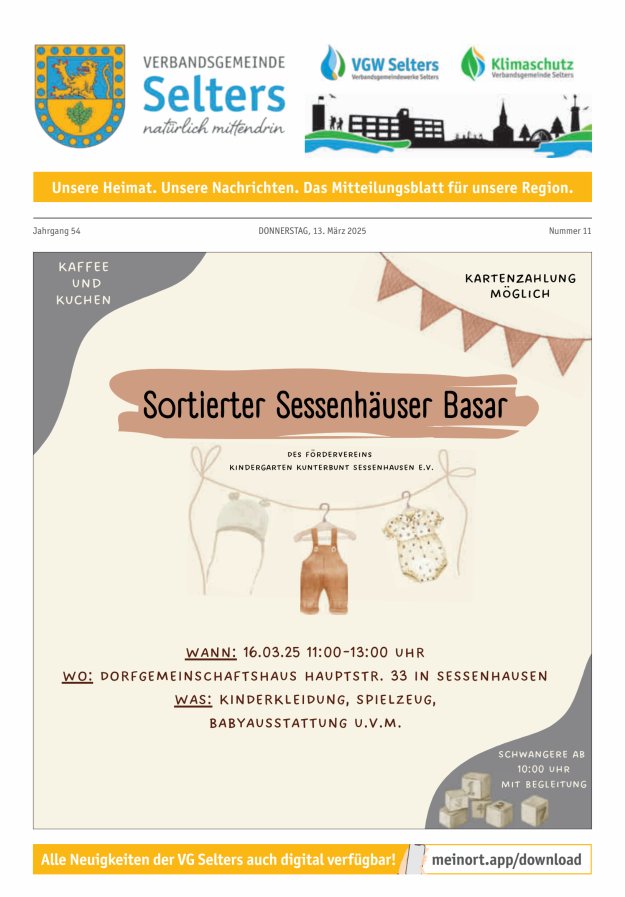 Unsere Verbandsgemeinde Selters Ww Titelblatt 11/2025