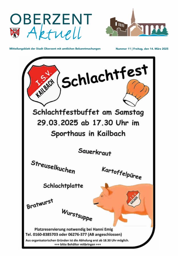 Oberzent aktuell Titelblatt 11/2025
