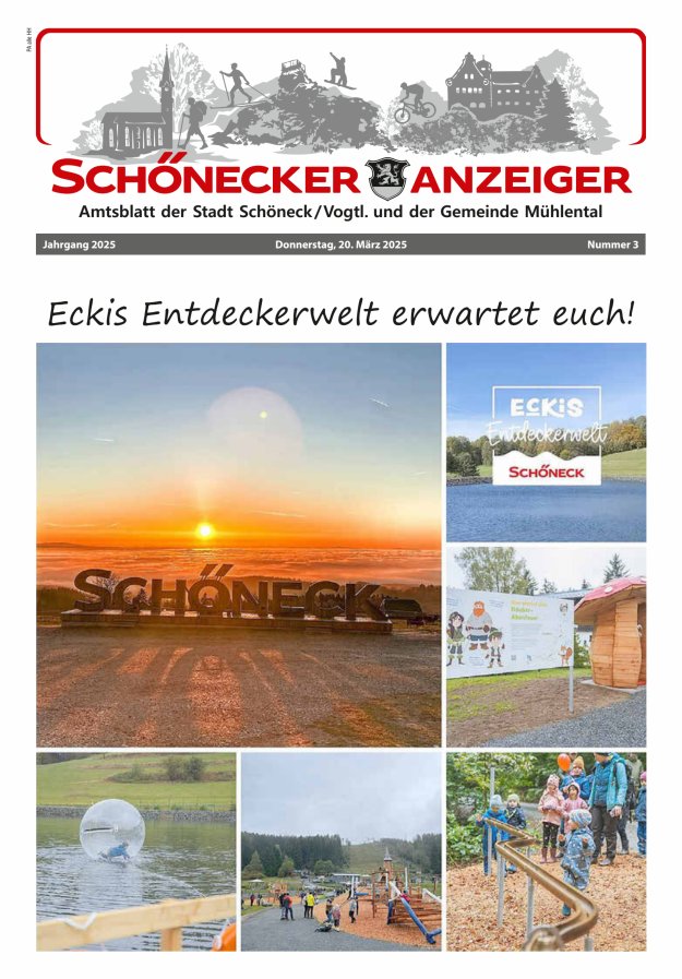 Schönecker Anzeiger Titelblatt 03/2025