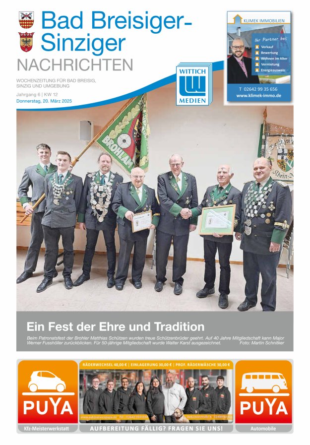 Bad Breisiger-Sinziger Nachrichten Titelblatt 12/2025