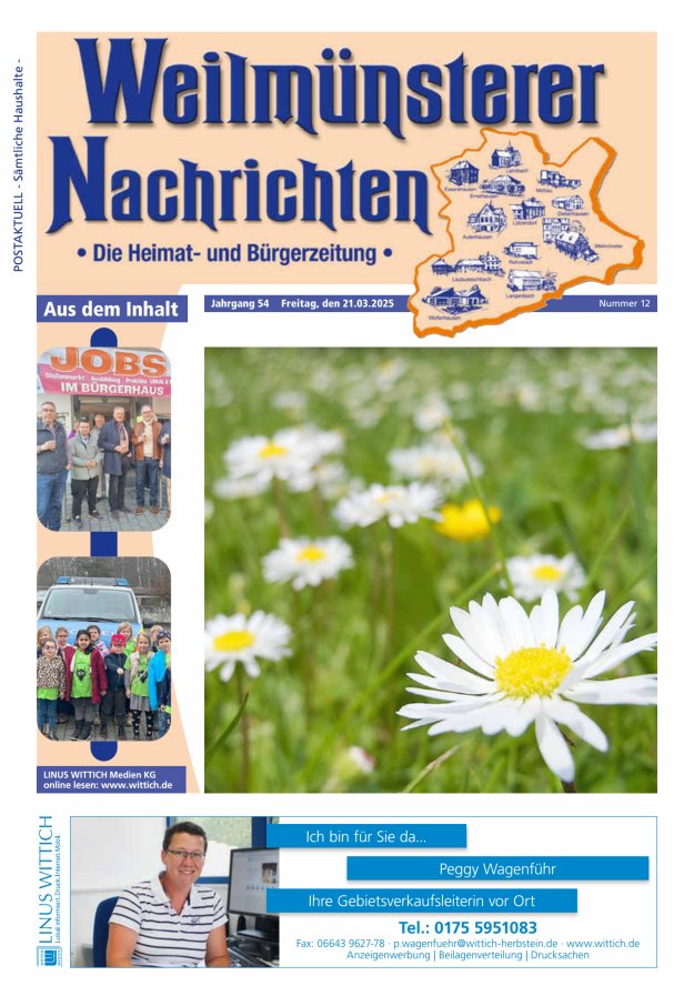 Weilmünsterer Nachrichten Titelblatt 12/2025