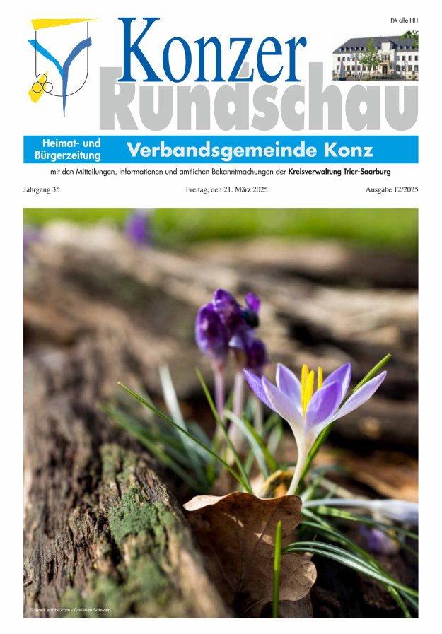 Konzer Rundschau Titelblatt 12/2025