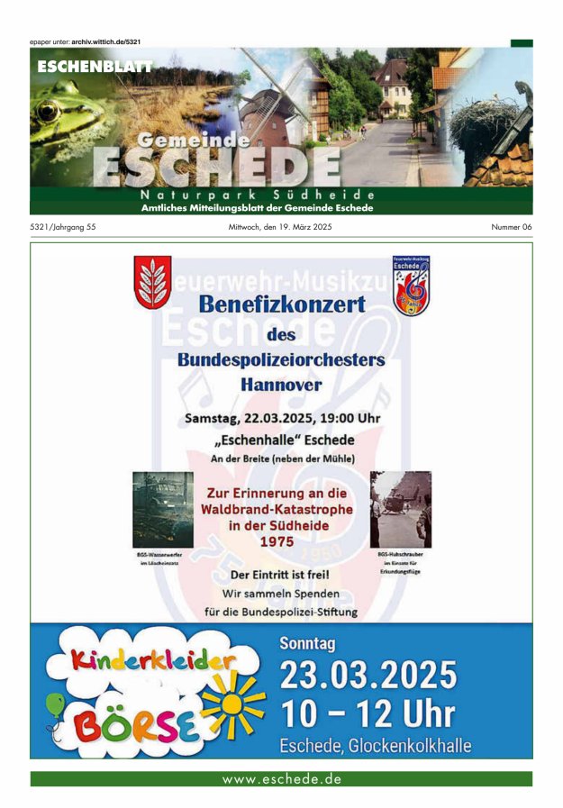 Eschenblatt Titelblatt 06/2025