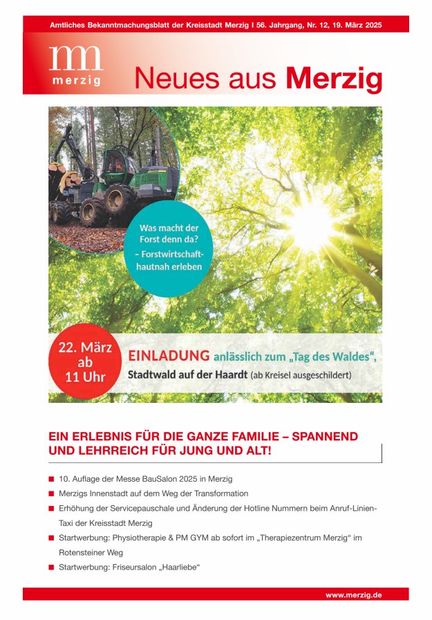 Neues aus Merzig Titelblatt 12/2025