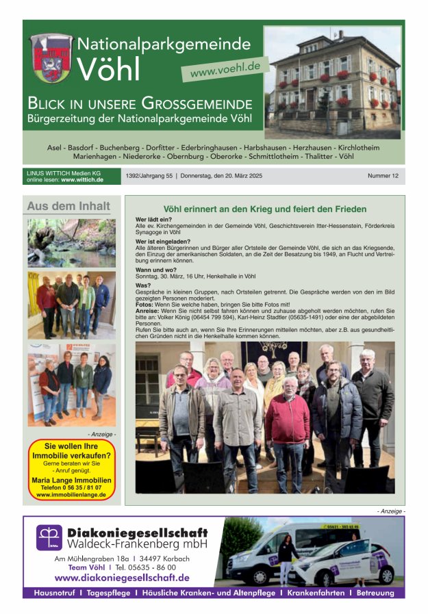 Blick in unsere Grossgemeinde Titelblatt 12/2025