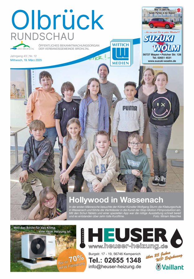 Olbrück Rundschau Titelblatt 12/2025