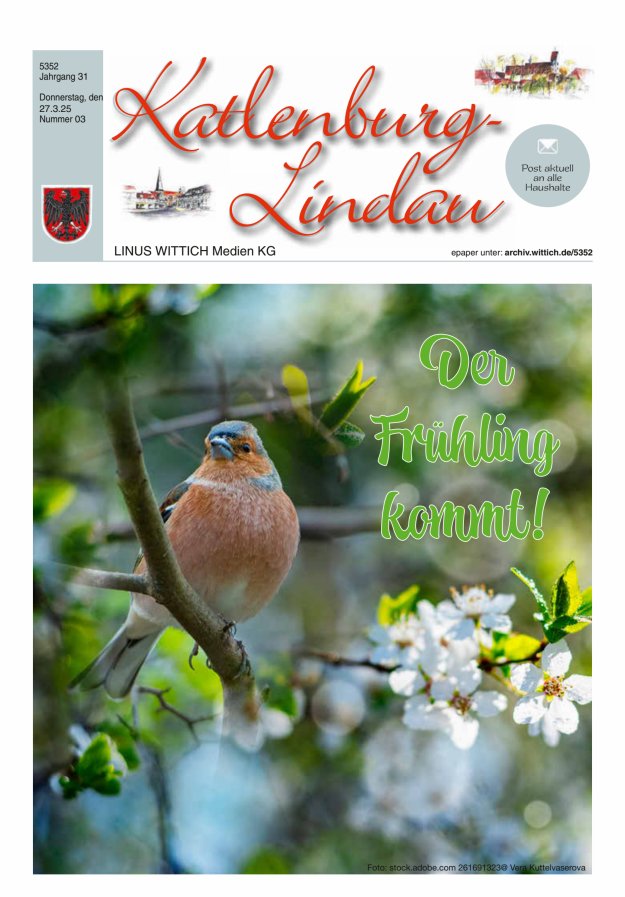 Blickpunkt Katlenburg Lindau Titelblatt 03/2025
